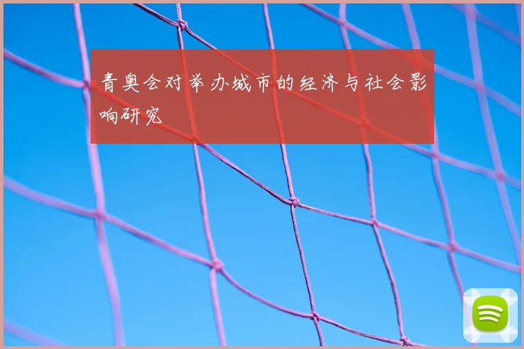 青奥会对举办城市的经济与社会影响研究