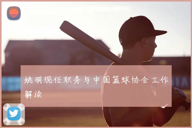姚明现任职务与中国篮球协会工作解读